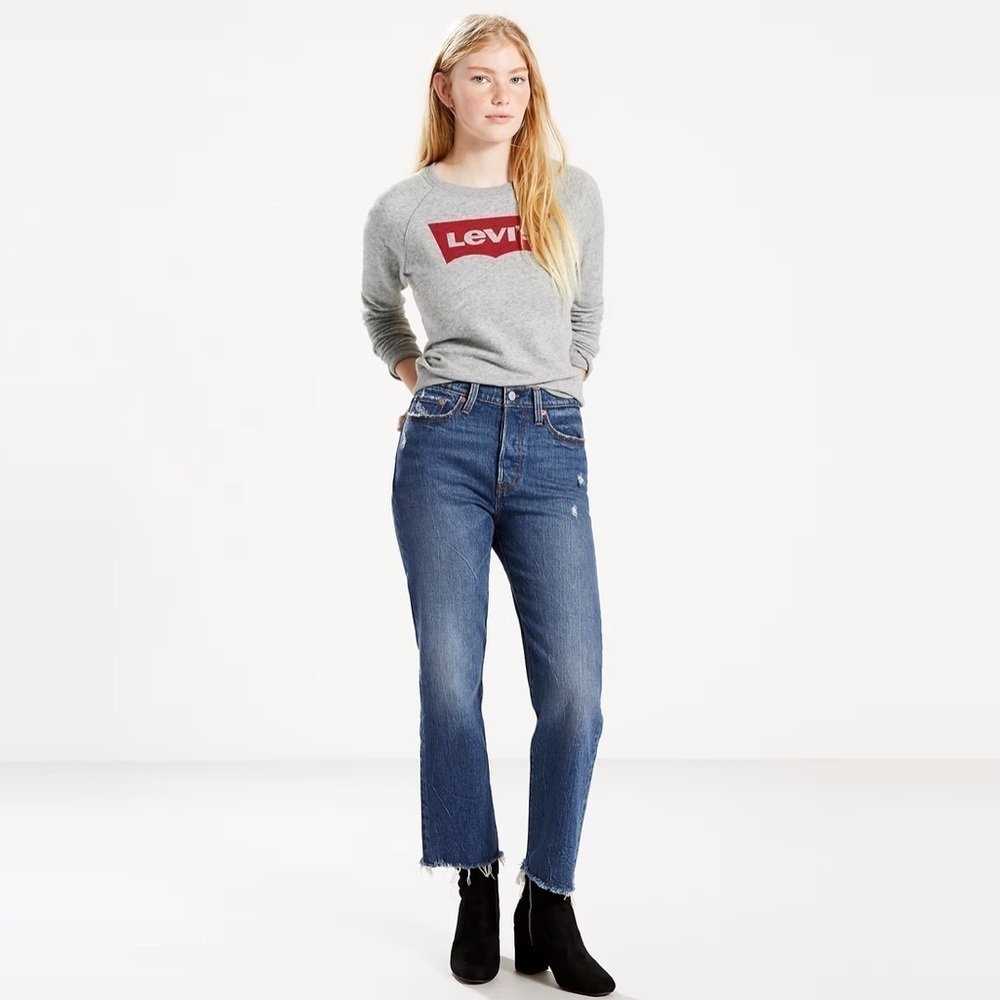 Levi's Blue Straight Leg Jeans